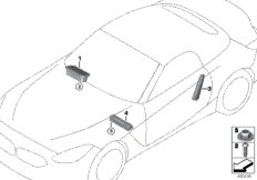 Poduszka powietrzna (72_0887) dla BMW Z4 G29 Z4 20i Roa ECE