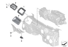 Kanał wlotu powietrza komory silnika (64_2399) dla BMW Z4 G29 Z4 30i Roa USA