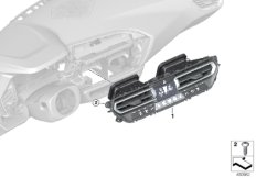 Panel obsługi automatycznej klimatyzacji (64_2400) dla BMW Z4 G29 Z4 20i Roa ECE