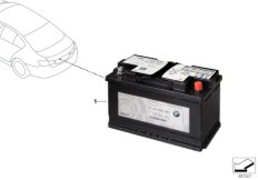 Akumulator dodatkowy (61_5904) dla BMW 5' F10 523i Lim ECE