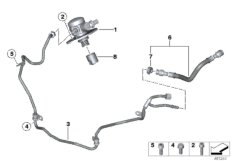 Pompa wysokociśnieniowa/przewody (13_2169) dla BMW 7' G12 LCI 750iX Lim USA