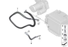 Kabel akumulatora/Kabel rozrusznika (12_2059) dla BMW 3' F30 LCI 330e Lim ECE