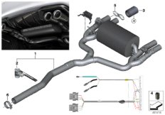 M Performance Parts (03_4010) dla BMW 2' F87 M2 M2 Cou ECE