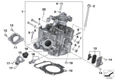 Głowica cylindrowa (11_6638) dla BMW G 310 R (0G01, 0G11) ECE
