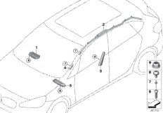 Poduszka powietrzna (72_0818) dla BMW 2' F46 Gran Tourer 218i Gra ECE
