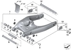 Wahacz tylnego koła (33_2085) dla BMW F 850 GS (0B09, 0B19) ECE