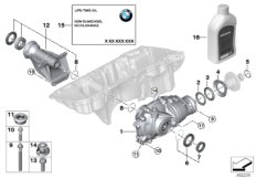 Przekładnia napędowa przedniej osi (31_1486) dla BMW 8' G15 840iX Cou USA