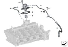 Pompa wysokociśnieniowa/przewody (13_2105) dla BMW Z4 G29 Z4 30i Roa USA