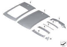 Dach (41_2983) dla BMW X5 G05 X5 30dX SAV ECE