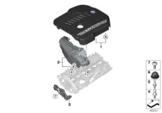 Akustyka silnika (11_7789) dla BMW 5' G30 540iX Lim ECE