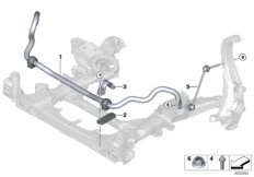 Stabilizator przedni (31_1586) dla BMW X7 G07 X7 50iX SAV USA
