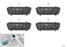 Panel obsługi świateł (61_5884) dla BMW X7 G07 X7 30dX SAV ECE