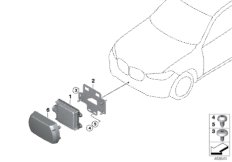 Przed.czujnik radarowy dalekiego obszaru (66_0511) dla BMW X7 G07 X7 40iX SAV ECE