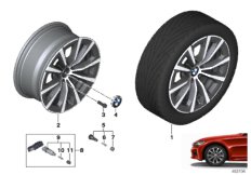 BMW st.lekki koło V Spoke 775 - 17