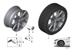 BMW st.lekki koło V Spoke 776 - 17