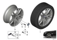 BMW k.st.le.Double Spoke 792M - 19” (36_2550) dla BMW 3' G20 330iX Lim USA