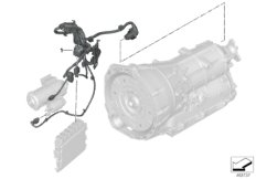Wiązka przewodów silnik, moduł przekł. (12_2386) dla BMW 3' G20 330iX Lim USA