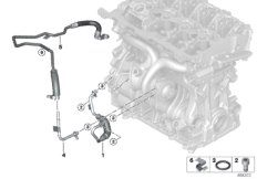 Układ chłodzenia-turbosprężarka (11_5901) dla BMW X1 F48 X1 20i SAV IND