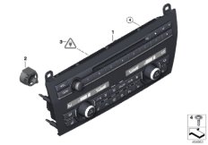 Panel obsługi klimatyzacji (61_2528) dla BMW 6' F13 640d Cou ECE