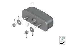 Lampka tablicy rejestr. (63_2066) dla BMW C 400 GT (0C06, 0C16) ECE