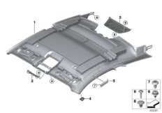 Podsufitka (51_A125) dla BMW 8' G15 840dX Cou ECE