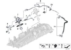Pompa wysokociśnieniowa/przewody (13_2176) dla BMW X3 M F97 X3 M SAV ECE