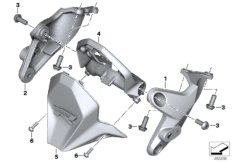 Uchwyt zestawu wskaźników (46_2177) dla BMW R 1250 R 19 (0J71, 0J73) ECE