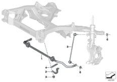 Stabilizator przedni (31_1544) dla BMW Z4 G29 Z4 M40i Roa ECE