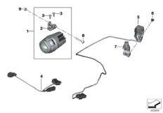 Doposażenie w reflektor dodatkowy LED (77_0605) dla BMW R 1200 GS (0A01, 0A11) ECE