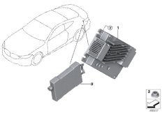 Moduł odbiornika audio (65_3123) dla BMW 8' G14 840i Cab USA