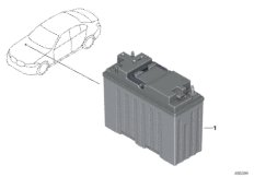 Podwójny sys.akumulatorowy 12 V, litowy (61_6150) dla BMW 3' G20 330i Lim USA