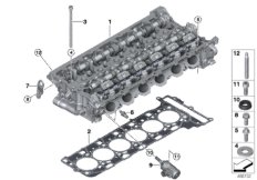 Głowica cylindrów/elementy dod. (11_7988) dla BMW X3 M F97 X3 M SAV ECE
