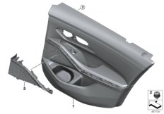 Tapicerka drzwi tylna (51_A439) dla BMW 3' G20 M340iX Lim USA