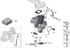 Turbosprężarka ze smarowaniem (11_4091) dla BMW X1 E84 X1 20dX SAV ECE
