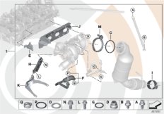 Turbosprężarka i zestaw montażowy (88_0344) dla BMW 3' F30 LCI 316d Lim ECE