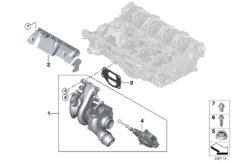 Turbosprężarka ze smarowaniem (11_8032) dla BMW 3' G20 320iX Lim ECE