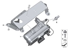 Elektryczny podgrzewacz przepływowy (64_2103) dla BMW X5 F15 X5 40eX SAV USA