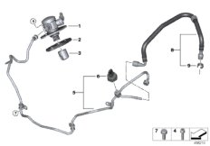Pompa wysokociśnieniowa/przewody (13_2244) dla BMW 5' F90 M5 M5 Lim ECE