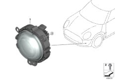 Reflektory zderzaka (63_2105) dla MINI Clubman F54 LCI Cooper S ALL4 Clubman USA