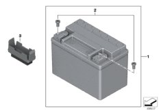 Akumulator litowo-jonowy (61_6255) dla BMW S 1000 RR 17 (0D50, 0D60) USA