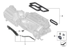 Części obudowy ogrzewania/klimatyzacji (64_2486) dla BMW 3' G20 330i Lim MYS