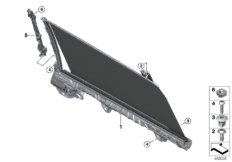 Roleta przeciwsłoneczna drzwi tylna (51_A544) dla BMW X7 G07 X7 40iX SAV RUS