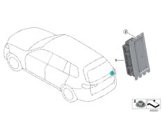 Przekładnia tylnej osi sterownik (33_2474) dla BMW X7 G07 X7 30dX SAV ECE