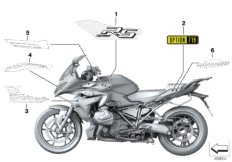 Naklejka (51_A399) dla BMW R 1250 RS 19 (0J81, 0J83) USA