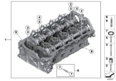 Głowica cylindrowa (11_4993) dla BMW 1' F20 LCI 118i 5-d ECE