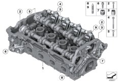 Głowica cylindrowa (11_4584) dla MINI R56 LCI Cooper S 3-drzwiowy ECE