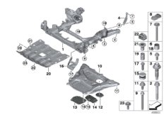 Belka przedniego zawieszenia (31_1582) dla BMW X7 G07 X7 50iX SAV ECE