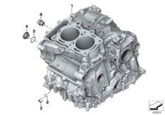 Obudowa silnika (11_6778) dla BMW F 850 GS Adv. (0K01, 0K03) USA