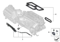 Części obudowy ogrzewania/klimatyzacji (64_2349) dla BMW X3 G01 X3 20i SAV ECE