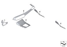 Drewno indywidualne Fineline czarne (91_1580) dla BMW X5 G05 X5 50iX SAV USA